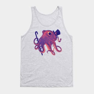 Sunset Octopus Gentleman Tank Top